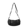 Bolso Boston estilo coreano, bolso de mano de gran capacidad, novedad 2024, bolso bandolera para mujer, color liso, informal, tipo almohada.
