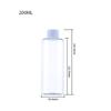 Botella PET transparente con hombro plano, tapa de rosca, envase para líquidos, envase para botellas pequeñas, envase para cosméticos, botella de plástico para pruebas.