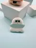 Puff de Polvo Aireado Grueso de Malvavisco Serie Sanadora Muñeco de Nieve Lindo Fuente Personalizada