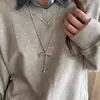 Collar Largo de Alta Gama Hecho a Mano Estilo Coreano Ins Temática Oceánica Estrella de Mar, Cadena para Suéter Retro Ajustable de Nicho