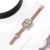 Adecuado para Apple iWatch 6/7/8 Generación Se Correa de Metal para Reloj de Tres Perlas, Cintura Delgada Cinco Perlas Siete Perlas Huawei Transfronterizo