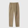 Calça casual masculina 2024 primavera novo respirável solta reta da moda simples cor sólida versátil calça cropped masculina