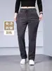 Pantalones Casuales de Pana para Hombre para Otoño e Invierno 2025, Nuevo Corte Holgado, Tallas Grandes, Pantalones Rectos de Trabajo para Jóvenes y Adultos Medianos