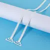 Tirantes finos de nailon personalizados de 5 mm para sujetador, antideslizantes, invisibles, sin costuras, se pueden mostrar, sujetador para mujer, de tirantes cruzados, transfronterizo