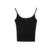 [Oufan] Camisola Sexy com Costas Abertas em Renda para Mulheres, Novo Estilo de Verão com Bojo Fixo Embutido 11297