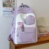 Mochilas para Niñas de Tercero a Sexto Grado, Ligeras, Protectoras de la Columna, Ultraligeras, Mochilas de Gran Capacidad para Estudiantes de Secundaria, Estilo Nuevo