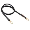 Alça longa de couro PU para crossbody atacado, personalizada de fábrica, com padrão lichia, cordão longo e fivela de metal - Acessório de cordão para capa de celular