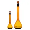 KuihuAp Girassol Grau A Vidro Tampa Marrom Frasco Capacidade 5 10ml 25ml 50ml 100ml 200ml 25