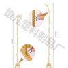 Arco para arreglo de fiesta de bodas con base de plástico doblada de una sola varilla y soporte de globo de varilla de hierro, dedicado a Amazon transfronterizo