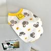 Camisa de fondo de primavera y otoño para mascotas, peluche para perros, pandas amargos, gatos, Bomei, ropa universal para cachorros pequeños Schnauzer.