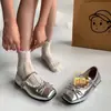 Zapatos Planos Versátiles de una Sola Hebilla Mary Janes para Mujer 2025 Nuevo Verano Diseño de Nicho Francés Zapatos de Ballet