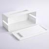 Caja de almacenamiento para enchufe de cable de alimentación de deli al por mayor 8921, caja de almacenamiento para placa de conexión, caja organizadora de cables de datos de carga