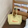 Bolso de Hombro Nuevo 2026 con Estampado de Letras de Alto Valor y Estilo para el Trabajo Casual y los Viajes Diarios, Bolso Tote de Gran Capacidad a la Moda Estilo Coreano