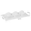 Jia Shi Transfronteiriço Molde de Silicone para Bolo Meio Coração de 6 Cavidades, Sabão de Processo Frio, Chocolate DIY, Pudim, Mousse, Assar