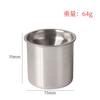 Cenicero Embudo de Aleación de Aluminio Nuevo DHL Metal de Titanio Puro Portátil para el Hogar Anti-Ceniza Cenicero Simple y Elegante