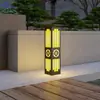 Shunxin Lámpara de Jardín Impermeable para Exteriores de 3m Lámpara de Pared Lámpara de Césped LED Alimentada por Energía Solar Poste Alto Patio Comunitario Vista