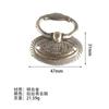 Ferragens Jingmao Estilo Chinês Novo Antigo Gaveta Furo Único Liga de Zinco Decoração de Casa Armário Acessórios Puxador Circular Metal