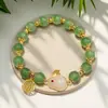 Pulseira Princesa Fofa Cor de Doce para Melhores Amigas, Pulseiras de Contas para Crianças, Doce e Sofisticada, Bijuterias Versáteis para Barracas