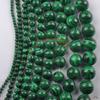 Cuentas sueltas de malaquita, cuentas redondas, pulseras, accesorios de bricolaje, joyería, cuentas multitesoro, productos semiacabados, cuentas al por mayor