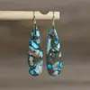 Pendientes de Colgante Artísticos Vintage Forma de Gota Emperador Natural Elegantes Elegantes Elegantes Elegantes Pendientes para Mujer