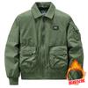 7908A chaqueta de vuelo de primavera y otoño moda para mediana edad color sólido guapa chaqueta para hombre uniforme de béisbol americano para hombre