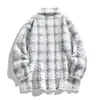 Suéter cárdigan de visón estilo Chanel inspirado en lo vintage para hombre 2025 Nuevo Floral Floral Antiguo Chaqueta para hombre Japonés Otoño