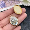 6 Estilos de Pintura al Óleo con Goteo Dorado Estilo Pintura al Óleo Ramo de Rosas Colgante de Perlas Artificiales Colgante Collar DIY Joyería para Orejas Accesorios