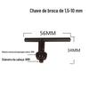 Chave de broca manual mandril chave de mão pistola chave de perfuração 16A chave de mandril de perfuração furadeira elétrica acessórios de ferramenta elétrica