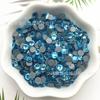 Fundo plano Nail Art Strass Cor branca Fundo de borracha Imitação Diamante austríaco Vestido de dança redondo doméstico Vestido de noiva Vestido latino Adesivo