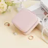 Almacenamiento de Joyas Caja de Joyas Portátil Desmontable para Viaje Estilo Coreano Simple y Exquisita Caja para Anillos Caja de Almacenamiento para Anillos y Collares