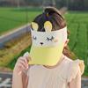 1060 Sombreros Nuevos para Niños y Niñas Conejo de Dibujos Animados Visera de Protección Solar Verano Exterior Lengua de Pato Gorra Vacía