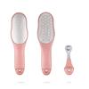 Tabla de frotar pies de doble cara limado pie calloso cuidado del pie dispositivo exfoliante para moler pies córneo acero inoxidable exfoliante negro