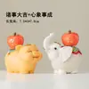 Tudo Corre Bem, Elefante e Porco Itens Criativos para Presente, Decoração de Mesa de Escritório e Casa, Enfeites de Elefante de Nicho