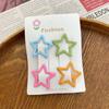 Pasador de estrella no daña el cabello lindo clip para flequillo clip para frente clip lateral pasador pequeño accesorios para el cabello clip BB para niños