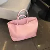 Bolsa de tecido feita à mão, bolsa grande portátil feminina, nova bolsa de viagem de grande capacidade, bolsa de ombro multifuncional, 2024