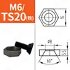 Bloque de Carril de Guía Lineal Bloque de Fijación de Carril para Máquina-Herramienta Placa de Presión Pórtico k3y4y5t1t2t3 Tipo Bloque de Cuña