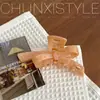 Ácido Acético Yd Lazo Juguetón y Dinámico Pinza Tiburón Parte Posterior de la Cabeza Pasador Pinza para el Cabello Accesorios para el Cabello Pinza de Garra para el Cabello para Mujeres