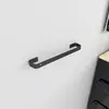 Procesamiento y Personalización de Estante de Zapatos de Aluminio Espacial Barra de Toallas Montada en Pared Baño Simple de un Solo Poste Hardware de Almacenamiento para Baño Colgante de Pared
