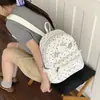 Mochila de Lunares con Dibujo de Gato, Nueva Versión Coreana 2026 para Estudiantes de Secundaria y Estilo Padre-Hijo, Mochila de Mujer al por Mayor