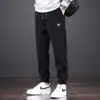 Pantalones casuales de pana para hombre para otoño e invierno, pantalones ajustados para hombre, pantalones deportivos tipo jogger holgados para hombre, modernos