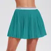 Conjunto de Ropa de Tenis Transfronterizo Caijue Falda Transpirable para Correr y Fitness Secado Rápido Conjunto Profesional de Yoga y Bádminton para Mujer