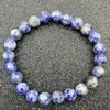 Pulsera Redonda de Cuentas Tk Transfronteriza, Moderna y Personalizable, con Cuentas de Piedra Volcánica, Ágata, Obsidiana y Ojo de Tigre, Mayoreo