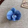 Cabeza de Flor de Phalaenopsis de Película Artificial Impresa en 3D Horquilla para el Cabello de Celebridad de Internet Souvenir de Boda Caja de Dulces de Boda Flores Falsas Decoradas a Mano