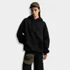 Sudadera con capucha retro americana al por mayor para adolescentes, sudaderas multicolor versátiles de estilo casual holgado y moderno para parejas