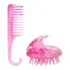 Nuevo Modelo de Peine para el Cabello de Uso Doméstico Platinum Fly, Peine de Viaje Conveniente para Hombres y Mujeres, Peine de Dientes Anchos a la Moda con Gancho Curvo para Cabello Rizado