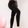 Nuevos pantalones deportivos transfronterizos de moda para deportes, levantamiento de glúteos, abdomen firme, pantalones de yoga, bolsillo, pantalones negros pequeños, pantalones de mujer, costura, pantalones de yoga