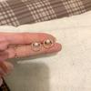 Aretes de Perlas Elegantes de Lujo Ligero Plata S925 Aguja Corea del Sur Aretes de Moda de Alta Gama Aretes Pequeños Simples para Niñas Aretes de Celebridad de Internet