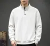 Moletom com gola alta cleanfit americano masculino 2026 Outono/Inverno Novo Estilo Marca Tendência Patchwork Casual Top Sem Capuz Masculino