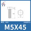 Tornillo de hexágono exterior de nylon Lianyang perno de plástico tornillo de nylon cabeza de lenteja tornillo de hexágono exterior tornillo aislante de hexágono exterior Blanco
