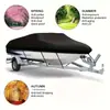 Venta directa de fábrica: Funda en forma de V para barco de exterior, impermeable y a prueba de sol, tela Oxford 210D, funda para barco a prueba de polvo y resistente a los rayos UV
